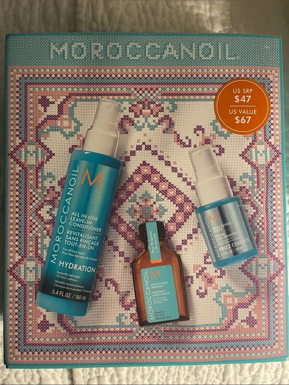 Moroccanoil Turquoise & Orange Hair Care Trio